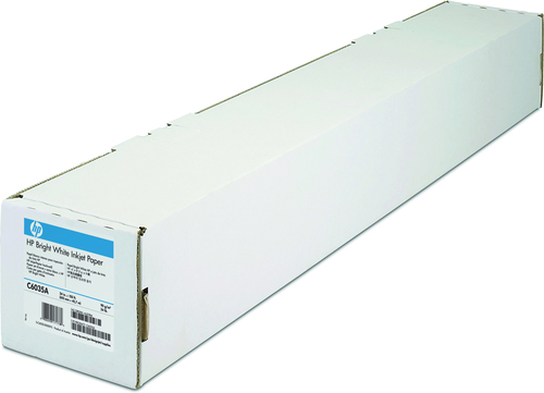 HP Bright White Inkjet Paper Papir A1 (61,0 cm x 45,7 m) 1rulle(r) C6035A