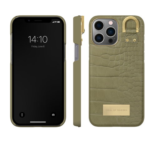 iDeal of Sweden Atelier Case iPhone 12PM/13PM Sage Croco – image 4