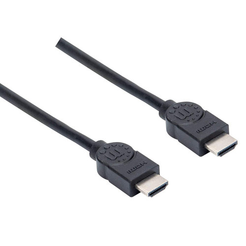 Manhattan Cable HDMI 4K@30 Hz, 1,5 m, compatible con 1080p y la mayoría de usos 4K (compruebe las especificaciones 4k de su sistema para estar seguro), macho a macho, Ultra HD 4K×2K, negro, garantía de por vida, equivalente a HDMM150CM imagen 2