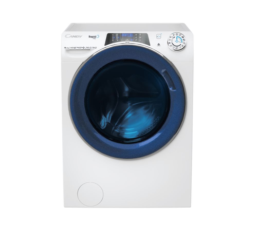 Candy RapidÓ PRO RPW41066BWMUC-S washer dryer Freestanding Front-load White