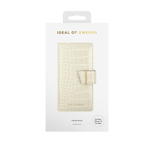 iDeal of Sweden Cora Phone Wallet iPhone 14PM Cream Beige – image 6