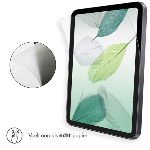 Accezz Paper Feel Screenprotector iPad Air 13 inch (2024) M2 Smartphone screenprotector Transparant, afbeelding 3