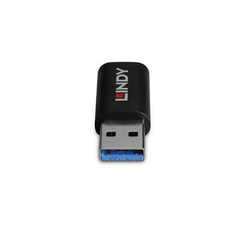 Lindy 71264 tussenstuk voor kabels USB Type A USB Type C Zwart, afbeelding 4