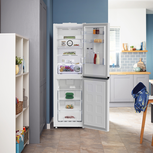Beko AeroFlow™ NoFrost CNG4692W 192cm 50/50 Frost Free Fridge Freezer - White - E Rated, White - image 6