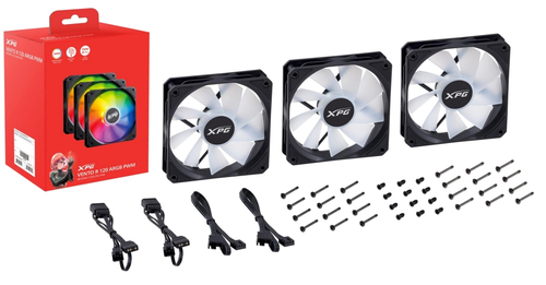 XPG VENTO R 120 ARGB PWM Корпус компьютера Вентилятор 12 cm Черный 1 шт