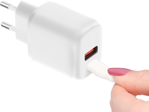 Mobiparts Wall Charger Dual USB-C/USB-A with USB-C to USB-C cable White – image 3
