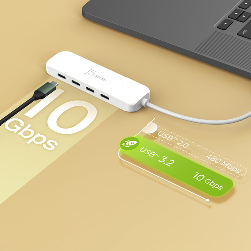 j5create JCH345ER interface hub USB Type-C 625 Mbit/s Pink – image 5