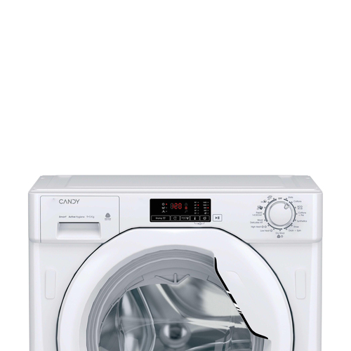 Candy Smart Cbd 495D14-80 Integrated 9Kg/5Kg Washer Dryer with 1400 rpm - White - E Rated [Wash&Dry], B Rated [Wash Only], White - image 4