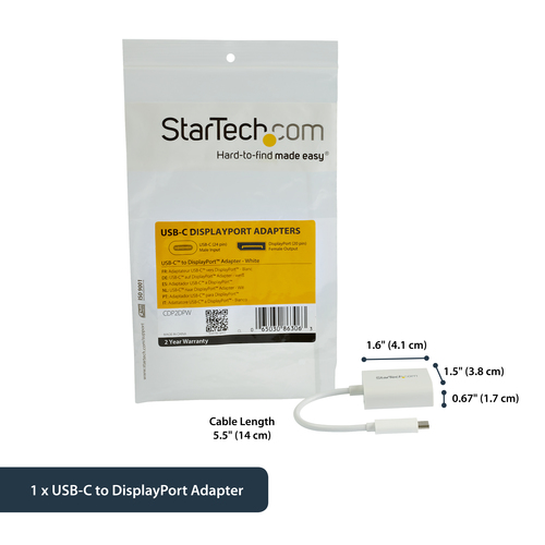 StarTech.com USB C to DisplayPort Adapter - 4K – image 8