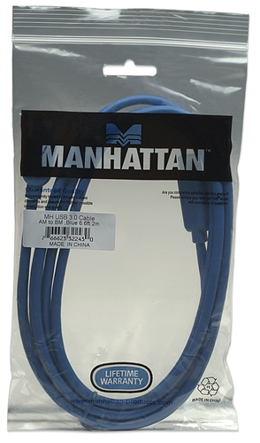 Manhattan USB3.0 aansluitkabel A stekker / B stekker 2m, afbeelding 4