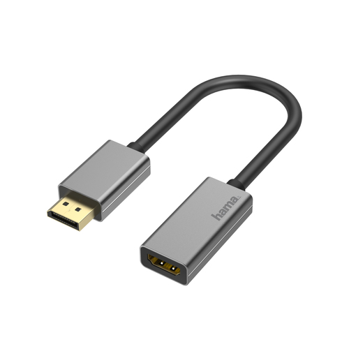 Hama 00200329 видео кабель адаптер DisplayPort HDMI Черный