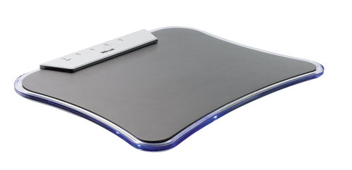 Trust Illuminated USB2 Hub Mouse Pad HU-4750 Pilka