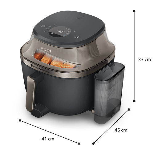 Philips 5000-serie met stoomfunctie - NA547/07 Airfryer Zwart, afbeelding 6