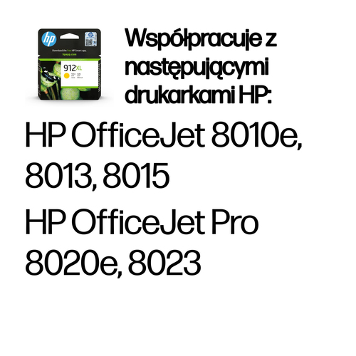 HP Inc. Tusz 912XL Yellow Ink 3YL83AE