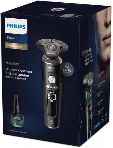 Philips Shaver S9000 Prestige SP9840/31 Wet & Dry Electric shaver with SkinIQ – image 3