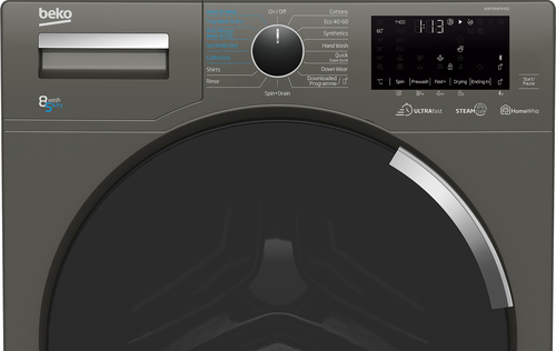 Beko WDEY854P44QG washer dryer Freestanding Front-load Graphite – image 4