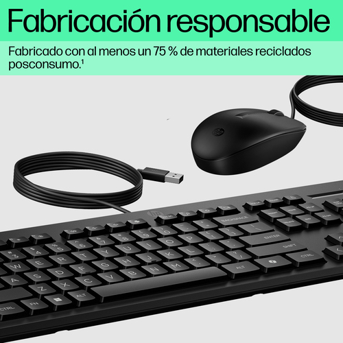 Kit de teclado y mouse HP 286J4AA