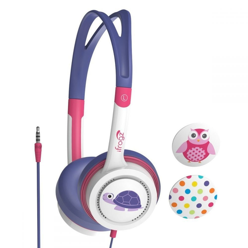 IFROGZ IFLTRC-PU1 headphones/headset Wired Head-band Pink, Purple, White