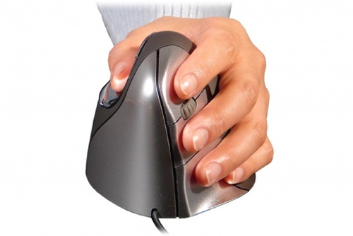 Bakker Elkhuizen BakkerElkhuizen Evoluent4 Wired Left Handed Vertical Mouse Black/Grey - image 7