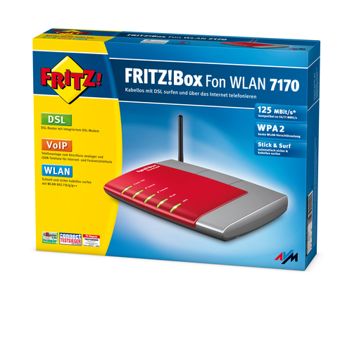 FRITZ!Box Fon WLAN 7170 Annex A Edition A/CH – image 4