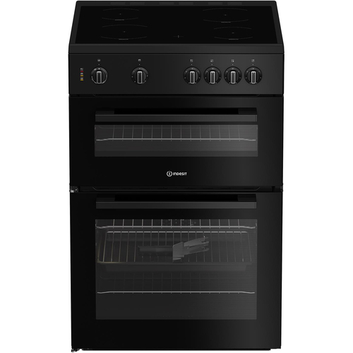Indesit IT60V9KMB/UK cooker Freestanding cooker Electric Black – image 1