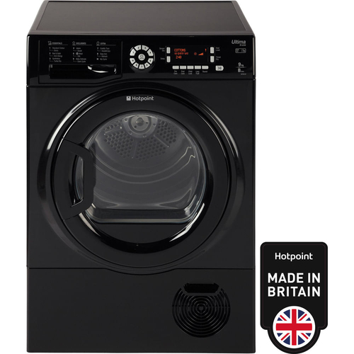 Hotpoint SUTCD 97B 6KM сушилка для белья Отдельно стоящий Фронтальная загрузка 9 kg Черный