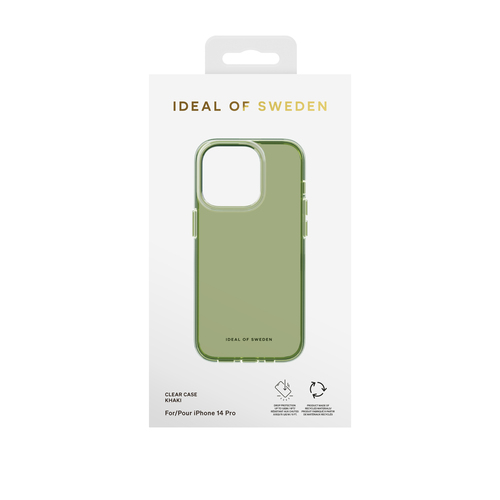 iDeal of Sweden Clear Case iPhone 14PR Khaki – image 2