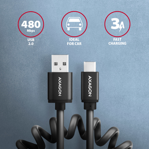 AXAGON BUCM-AM10TB - USB-C-Kabel - USB-C auf USB – Foto 3 von 8