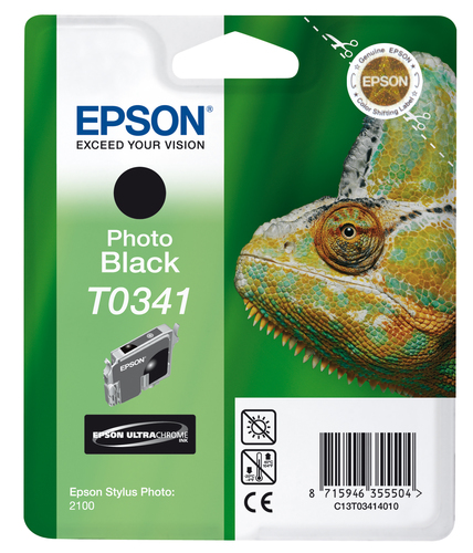 Epson Chameleon Singlepack Black T0341 Ultra Chrome