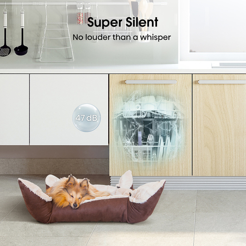 Hisense HV523E15UK Slimline Fully Integrated Dishwasher, White - image 6