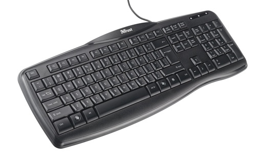 Trust Convex klaviatuur Kontor USB Must