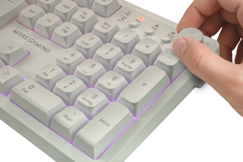 Mars Gaming MCPWXWUS keyboard Mouse included RF Wireless + USB QWERTY US International White – image 3