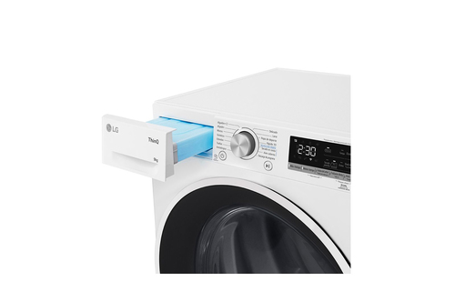 LG RH90V5AV6N secadora Independiente Carga frontal 9 kg Blanco