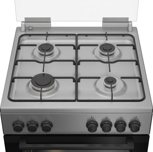 Beko FBE62120XD Freestanding cooker Electric Gas Stainless steel – image 4