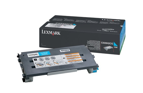 CARTUCHO TONER LEXMARK ALTA CAPACIDAD C500 CYAN C500H2CG - C500H2CG