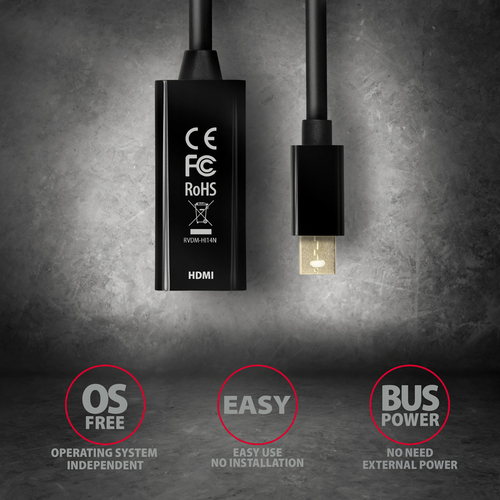 AXAGON RVDM-HI14N Videokabeladapter – Foto 6 von 8