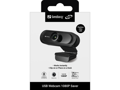 Sandberg USB Webcam 1080P Saver - Webcam, afbeelding 5