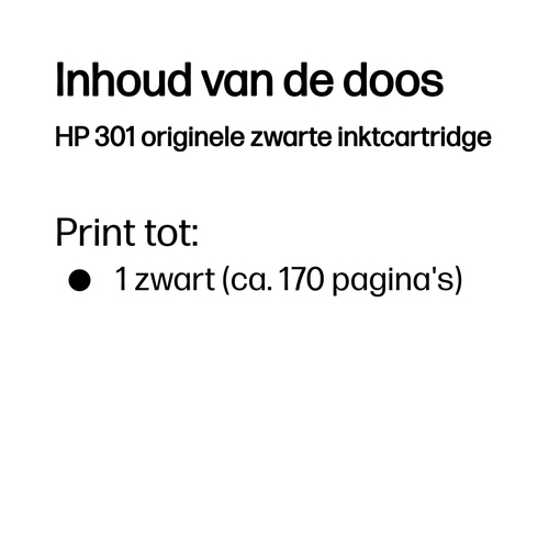 HP 301 Patrone Schwarz – Foto 3 von 10