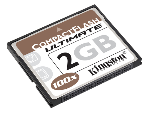 Kingston Technology 2GB CompactFlash Card Ultimate 100x