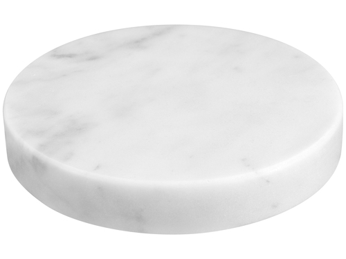 Sandberg Marble Stone Charger White – image 1