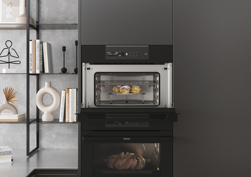Haier I-Message Series 2 HWO45NB2B0B1 Black Combination microwave Built-in – image 3