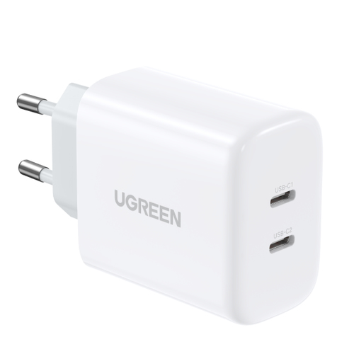 Ugreen CD243 Универсальная Белый Кабель переменного тока Быстрая зарядка Для помещений