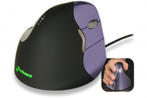 Bakker Elkhuizen BakkerElkhuizen Evoluent4 Right Hand Mouse Black BNEEVR4 - image 7