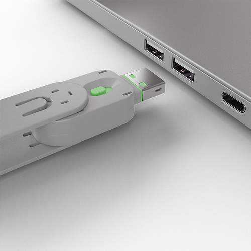 Lindy USB Type A Port Blocker Key - USB port blocker – Foto 3 von 5