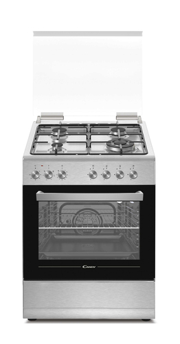 Candy CGE656MI/E Freestanding cooker Electric Gas Stainless steel
