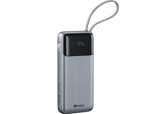 Sandberg 421-29 powerbank Lithium-Polymeer (LiPo) 20000 mAh Zwart, Grijs, afbeelding 4