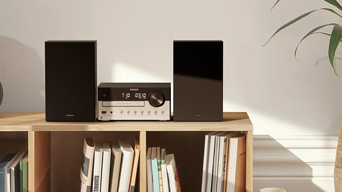 Philips Unisex TAM4205M2 BT Micro 60W Hi-Fi Music System CD/MP3 USB Port in Black Black One Size female - image 5