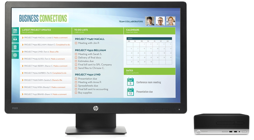 HP 400 G5 + ProDisplay P223 – image 1