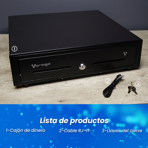 Cajon de dinero VORAGO CD-100