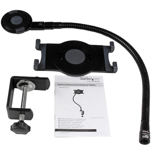 StarTech.com Gooseneck Tablet Holder - Bendable Tablet Arm - Desk Mount Tablet Stand - For Most 7 to 11 Tablets - Detachable Holder Tablet Monteringspakke – billede 6